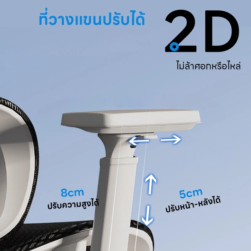Xpanse รุ่น XP-E145 เก้าอี้สุขภาพปรับพนักพิงเอว 3 ระดับ รองรับทุกสรีระ เอนได้ 145° พร้อมที่วางเท้า