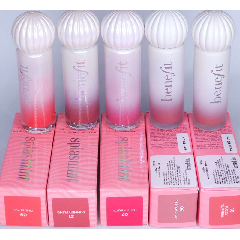 ป้ายไทยbenefit Splash Dewy Tint / benefit Plush Velvet Tint ลิปทินต์ ...