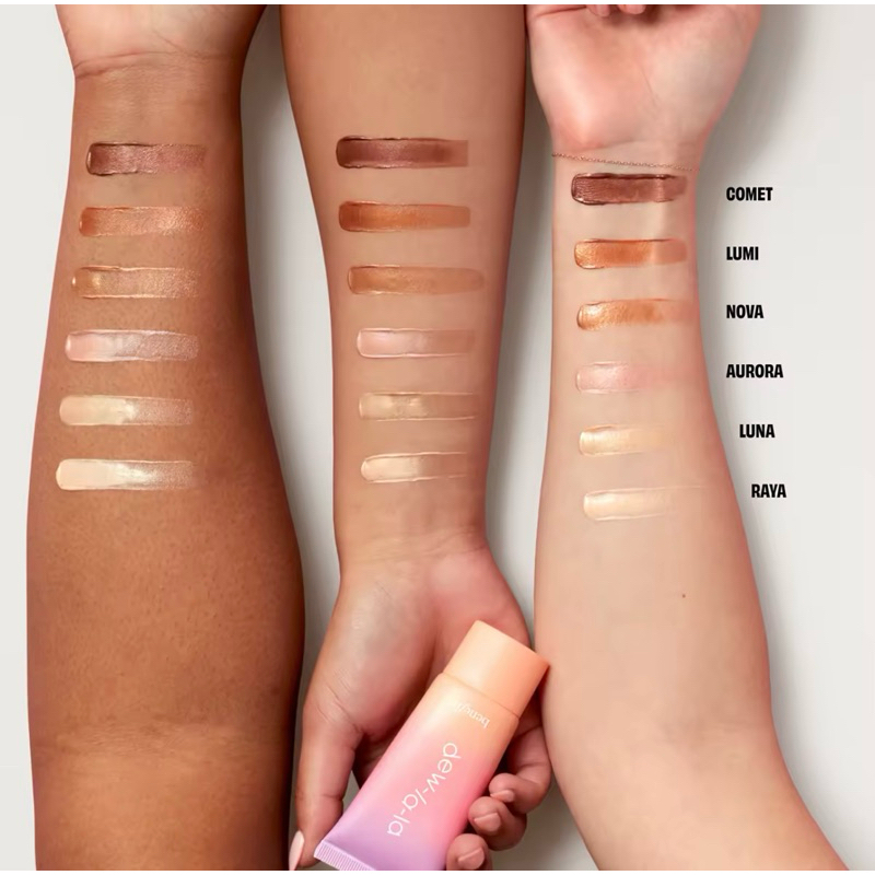 พร้อมส่ง! [ป้ายไทย] ️ benefit dew-la-la liquid glow illuminateur 3ml สี ...