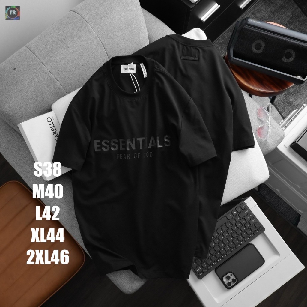 essentials เสื้อยืดแขนสั้น ***ก่อนกดสั่งซื้อ รบกวนลูกค้าส่งรูปแจ้งสี ...