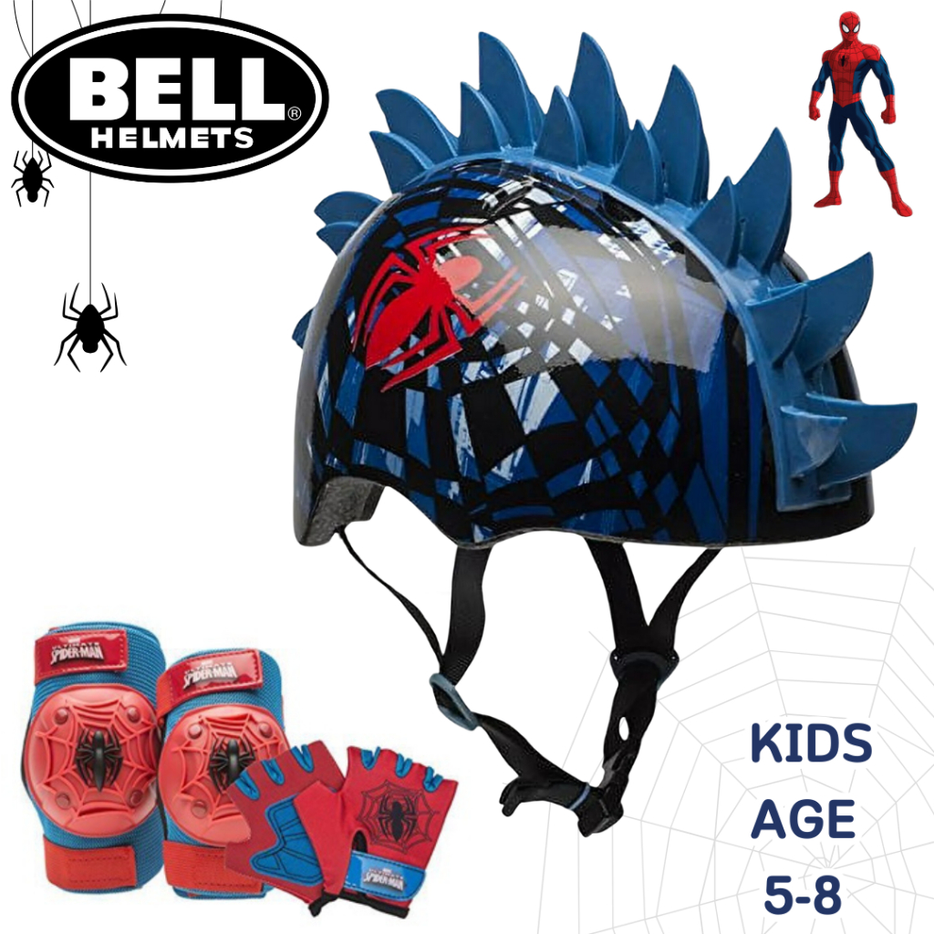 BELL Spider Man Web Shatter 3D Child Multisport Helmet Child 5 8 yrs. Shopee Thailand
