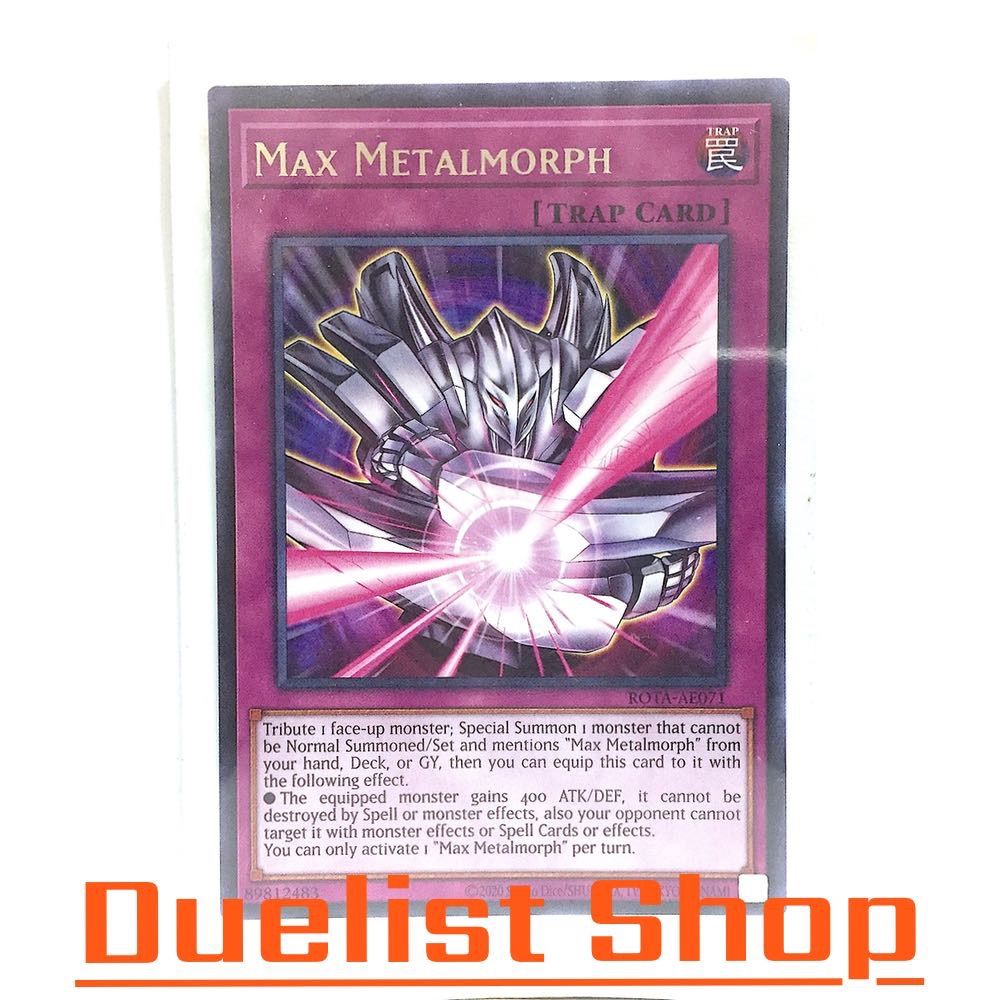 Max Metalmorph (R) Trap [Normal] ชุด ROTA-AE071 การ์ดยูกิโอ (Yu-Gi-Oh ...