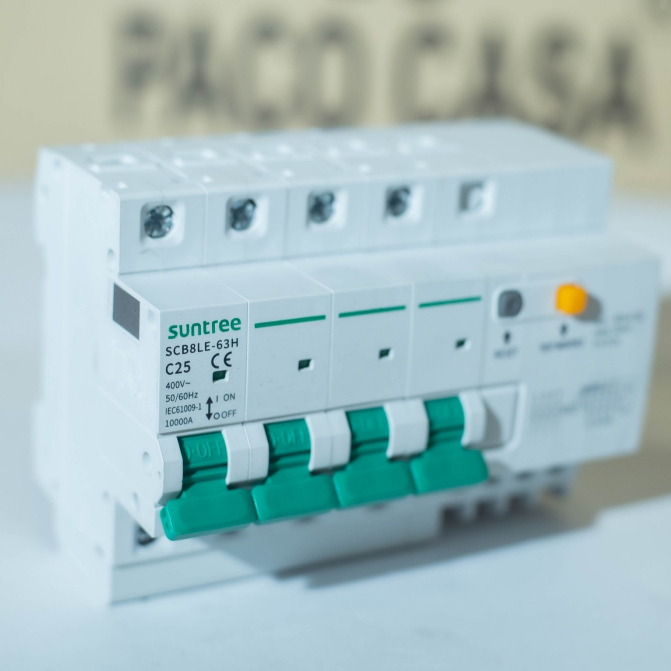 Brand Suntree RCBO Breaker AC MCB SCB8-63 4P 25,32,63A 400VAC เบรกเกอร์ ...