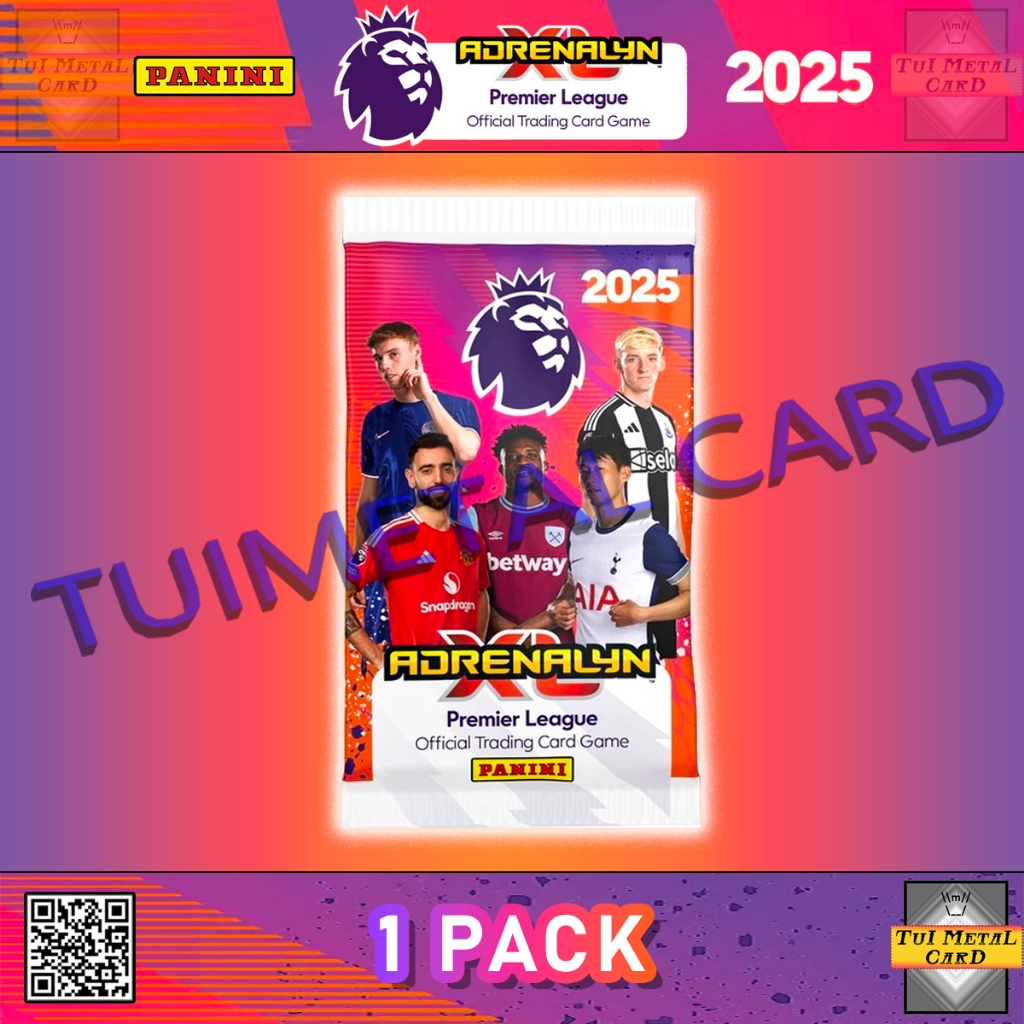 PANINI PREMIER LEAGUE 2025 ADRENALYN XL: 8-CARDS PACK ซองสุ่ม การ์ดสะสม ...