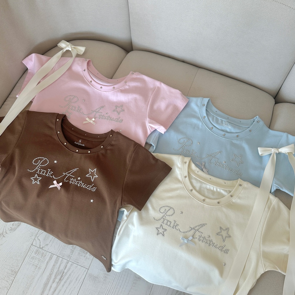 Rock Your Baby Shopping Day L/S T-Shirt - Pink main image 1