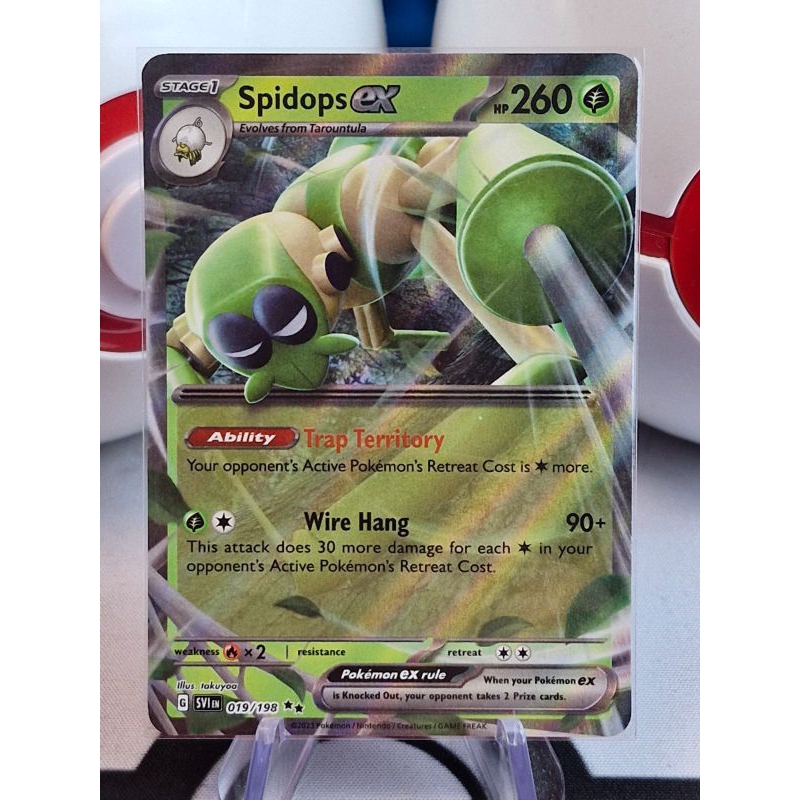 Spidops EX (019/198) Scarlet & Violet - Pokemon TCG | Shopee Thailand