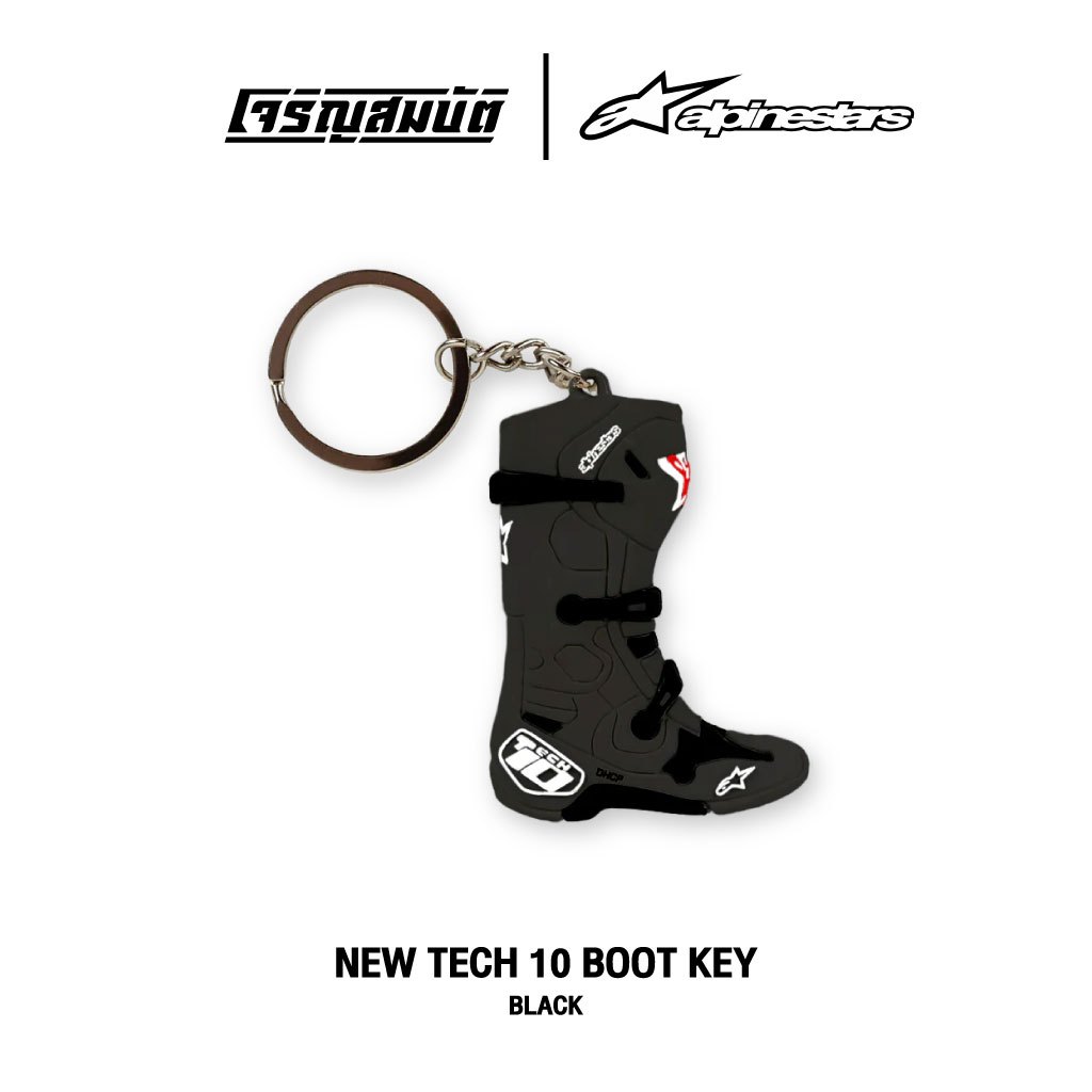 Portachiavi Alpinestars Tech 10 Boot Unisex-Adulto In PVC - Design Dettagliato Stivale Da Motocross - Foto 11