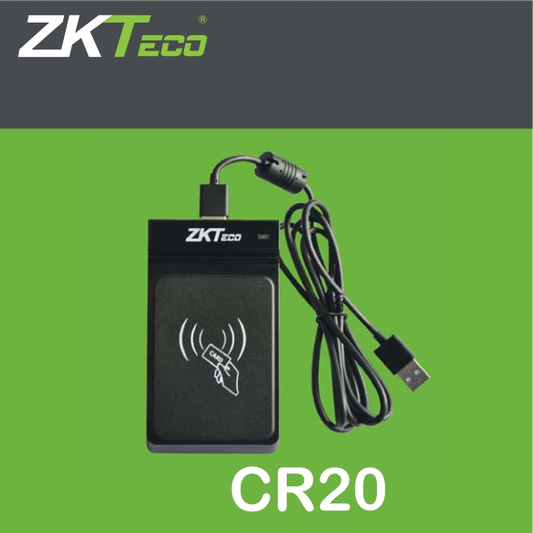 ZKTeco CR20 Card Reader USB Interface หัวอ่านบัตร ID 125KHz ได้ตัวเลข ...