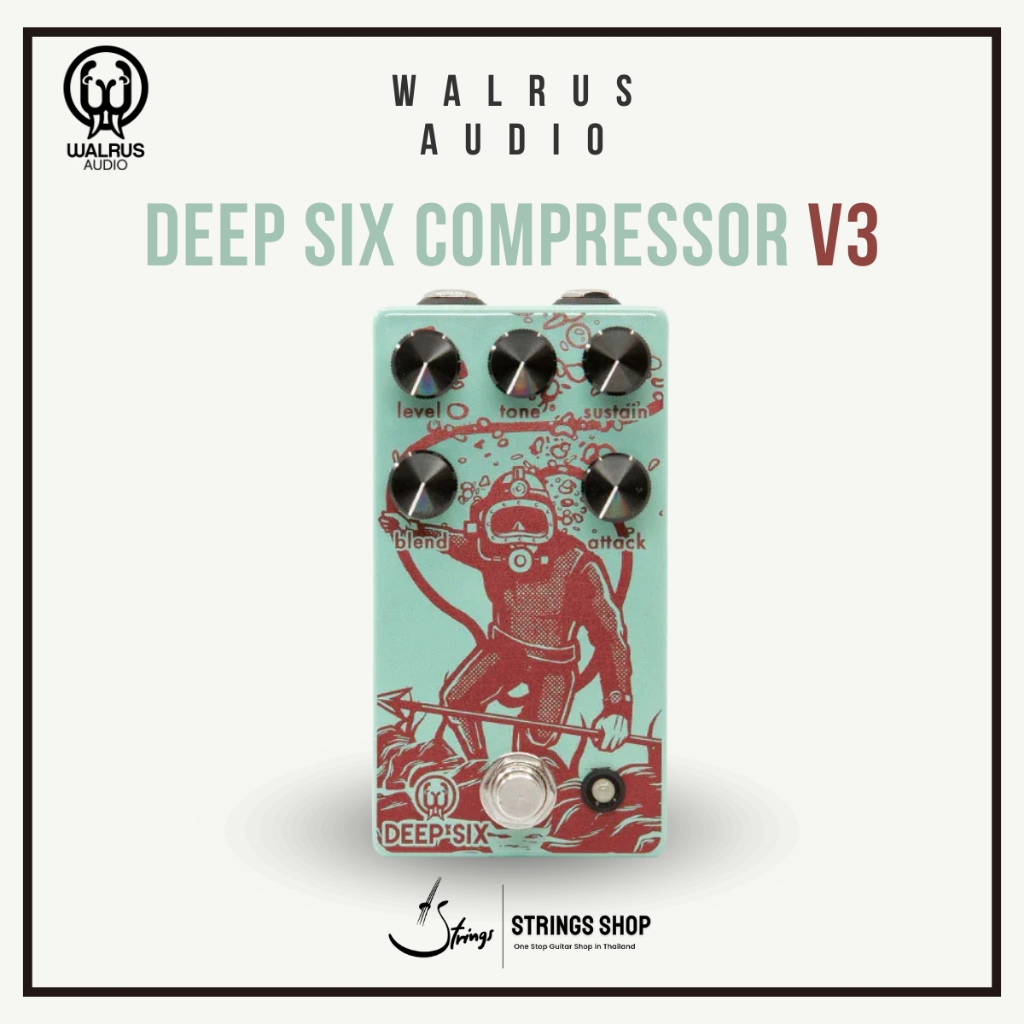 เอฟเฟคกีตาร์ Walrus Audio Deep Six Compressor V3 | Shopee เอฟเฟคกีตาร์ Walrus Audio Deep Six Compressor V3 | Shopee