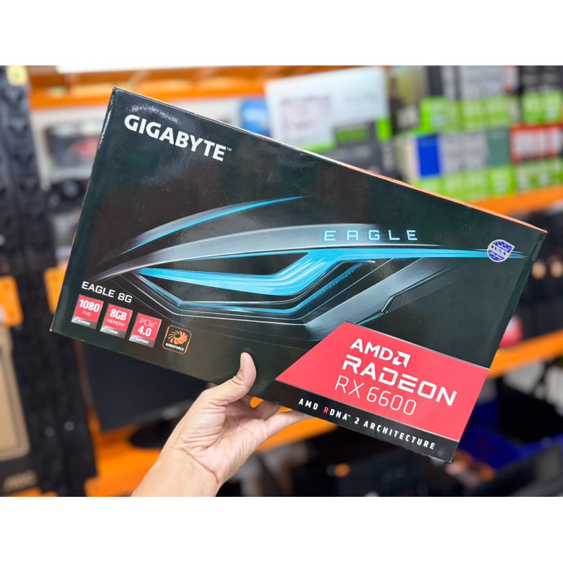 GIGABYTE RADEON RX 6600 EAGLE 8G - 8GB GDDR6 (ภาพถ่ายจากสินค้าจริง)(มี ...