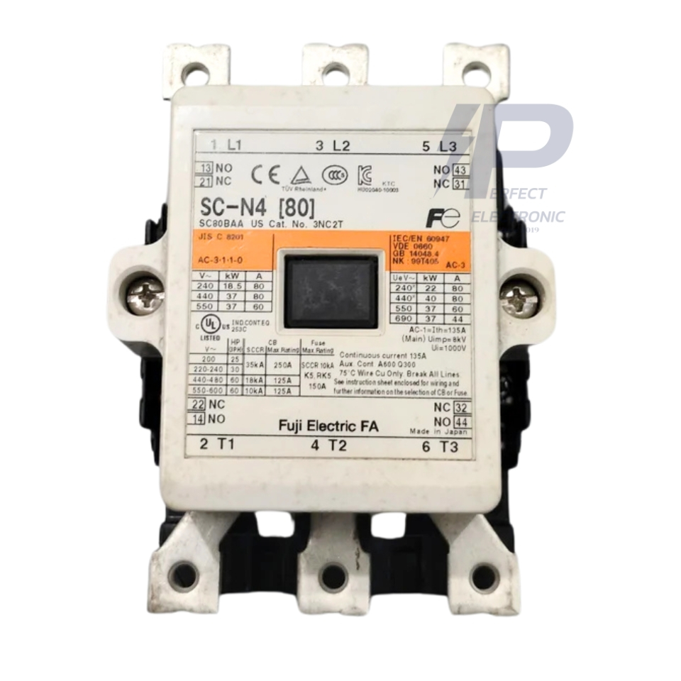 SC-N4 FUJI Magnetic Contractor 3 Phase แมกเนติกคอนแทคเตอร์สามเฟส 80A ...