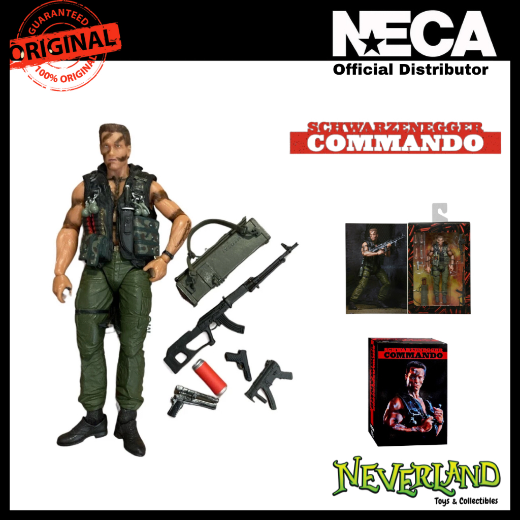 (Sold Out) (NECA) Commando: Ultimate John Matrix 7 inch Action Figure ...