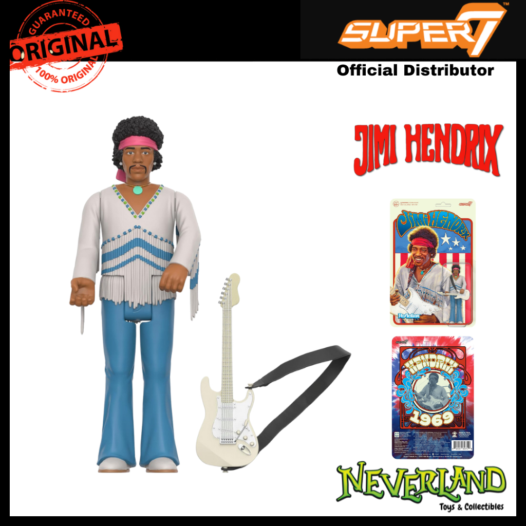 Super7 Jimi Hendrix Festival ReAction Figure | Shopee Thailand
