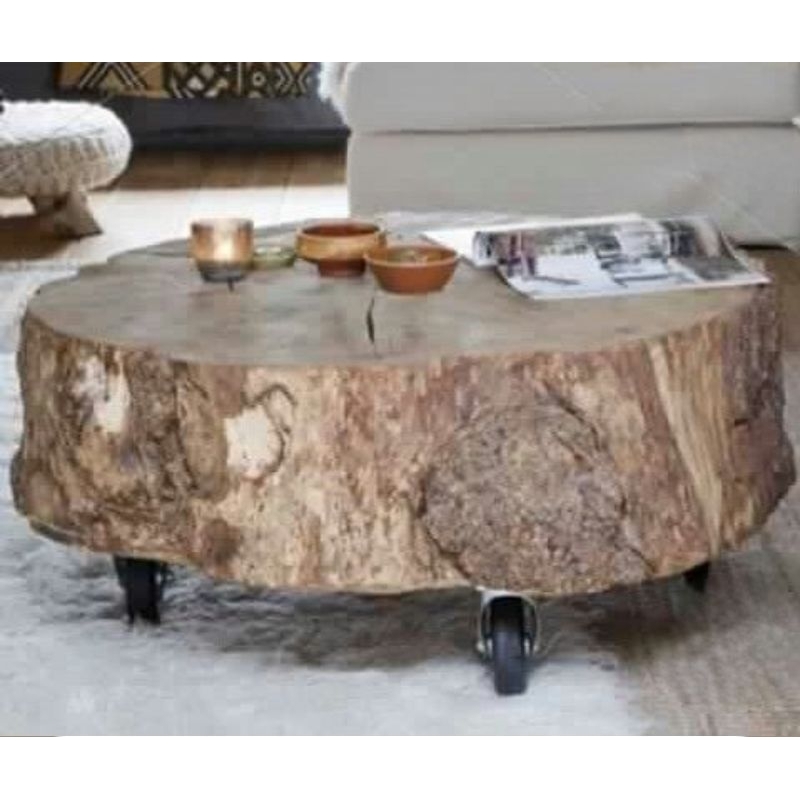 Coffee table Snag round 50-90cm. | Shopee Thailand