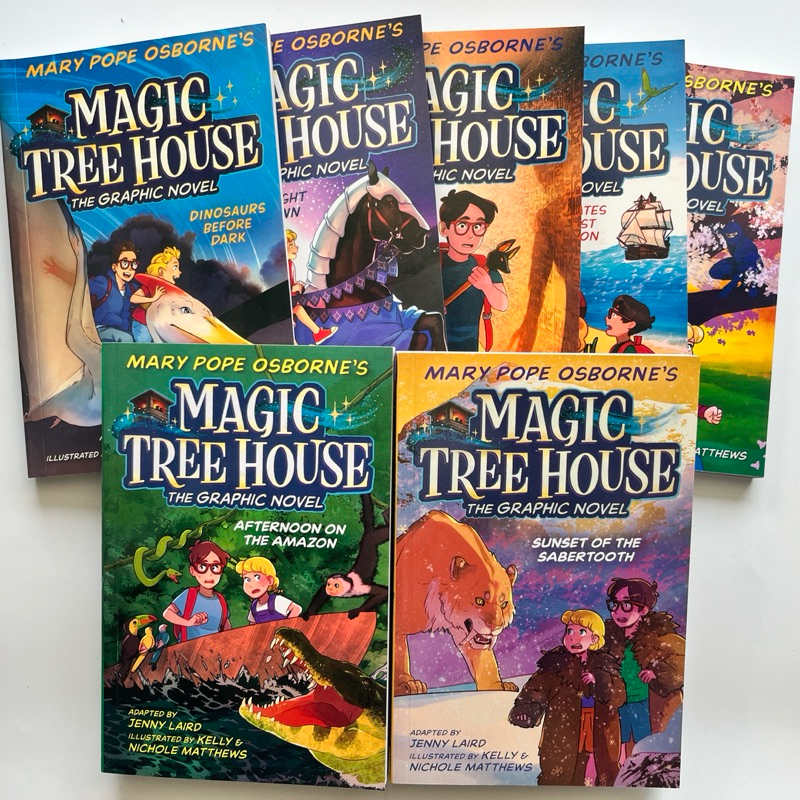 Magic Tree House Graphic Novel Starter Set 17 books(7 Books