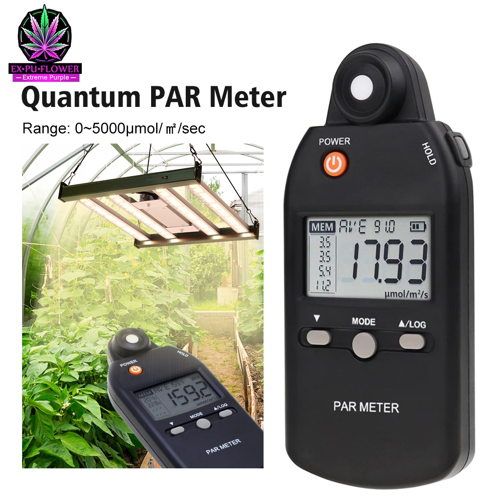 Portable PPFD Tester เครื่องวัดปริมาณแสงควอนตัม PPFD เครื่องวัดความเข้ม ...