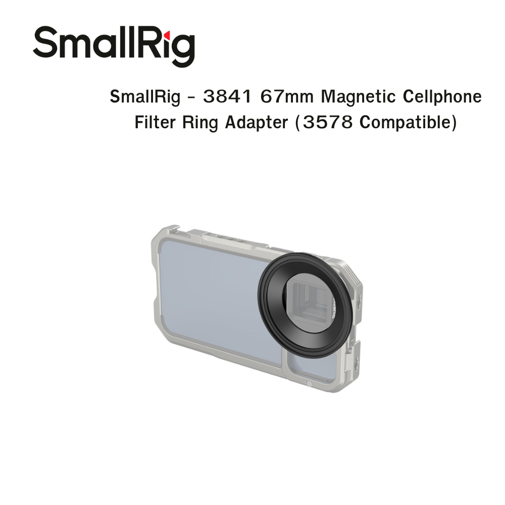 SmallRig - 3841 67mm Magnetic Cellphone Filter Ring Adapter (ใช้ร่วมกับ ...
