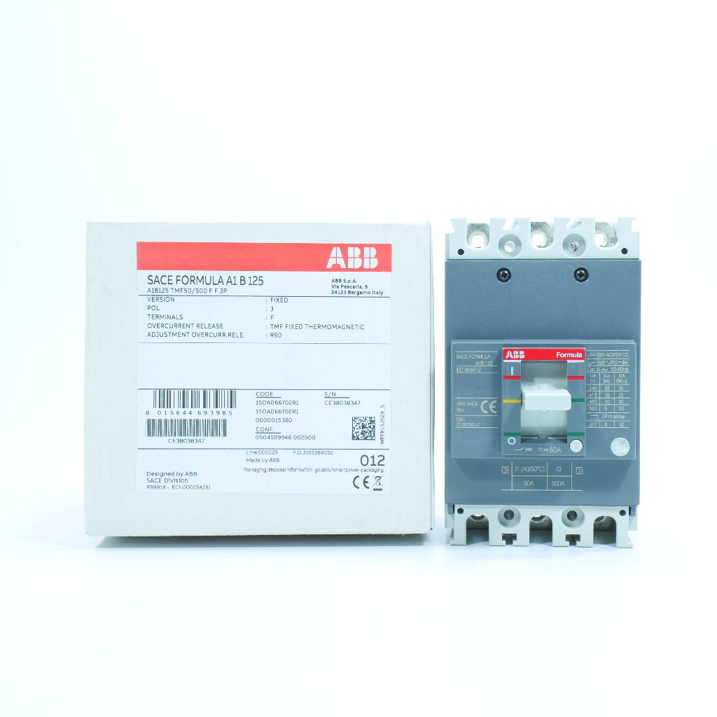 A1B ABB A1B MCCB A1B เซอร์กิต เบรกเกอร์ A1B A1B125 FORMULA ABB MCCB ...