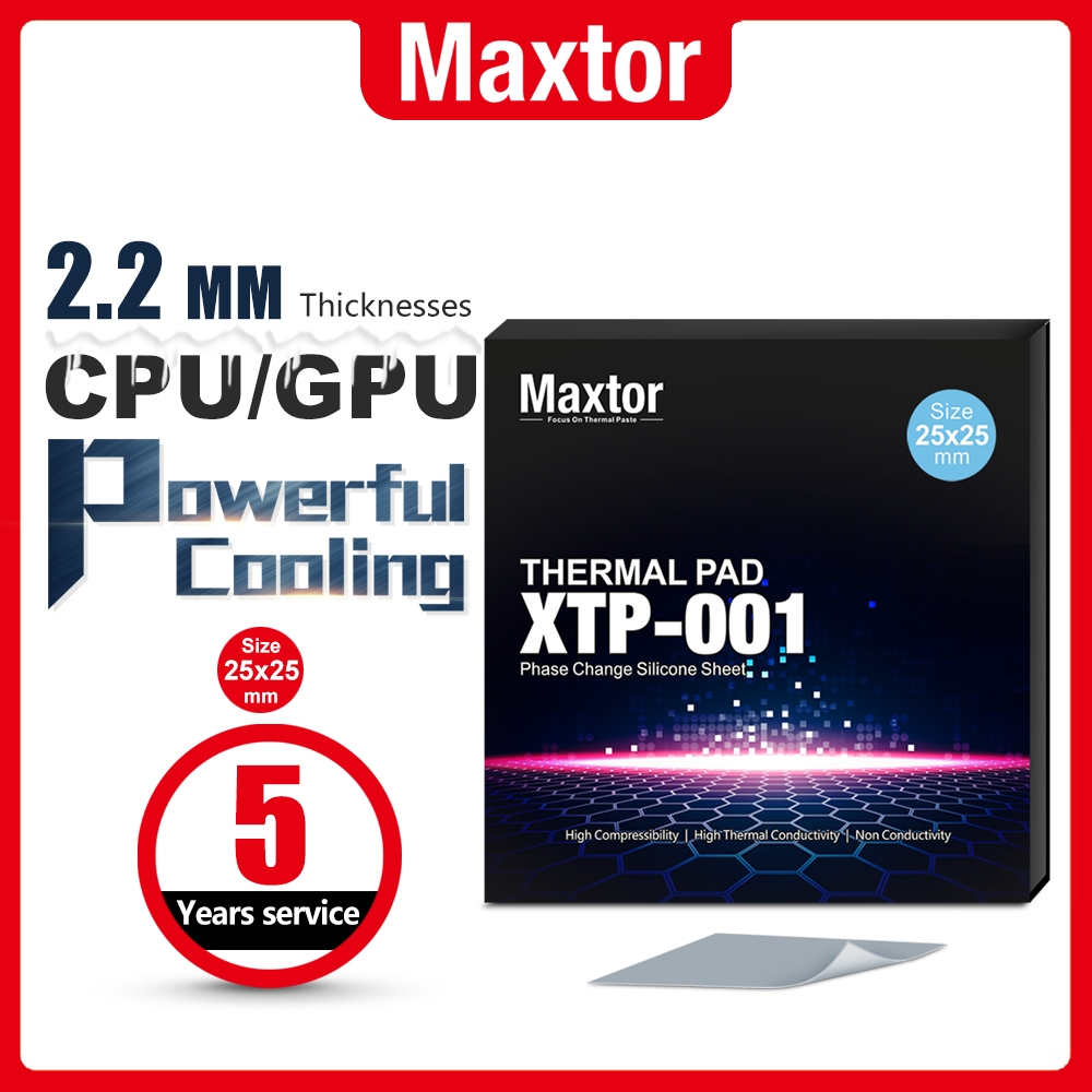 Maxtor Thermal Pad 14.8 W/mK - 120x120x3.0mm Silicone Cooling Pad For CPU, GPU, SSD & Electronics