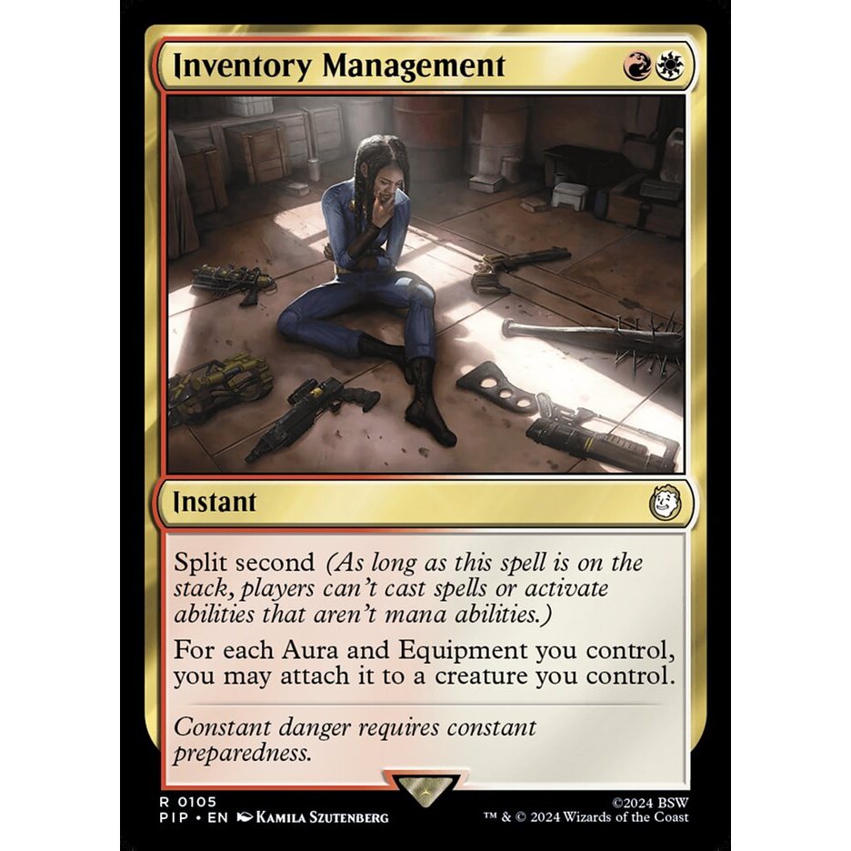 Inventory Management PIP Fallout การ์ด Magic the Gathering [MTG] ของแท้ ...