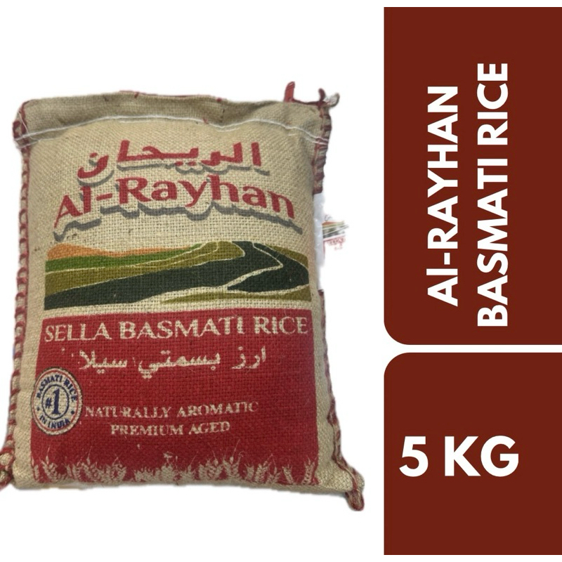 Al-Rayhan Sella Basmati Rice 5 Kg++อัล รัยฮาน ข้าวบาสมาติ 5 กิโลกรัม ...