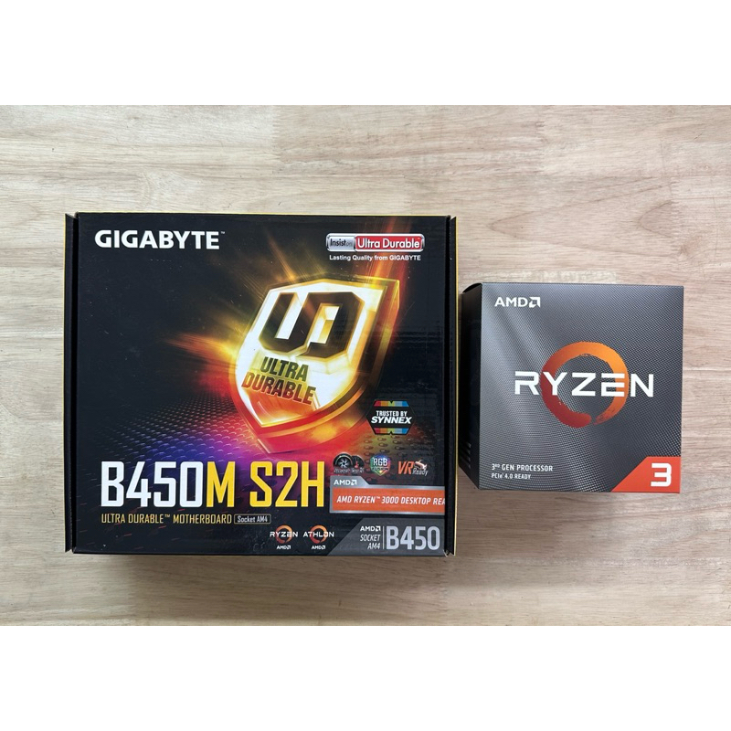 ชุด CPU R3 3100/MB B450M-S2H [มัดรวม2ชิ้น] สภาพดี | Shopee Thailand