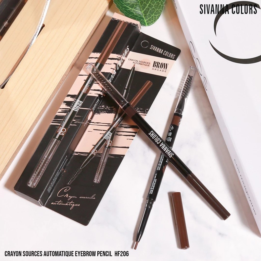 HF206 Sivanna Colors Crayon Sources Automatique Eyebrow Pencil ซีเวนน่า ...