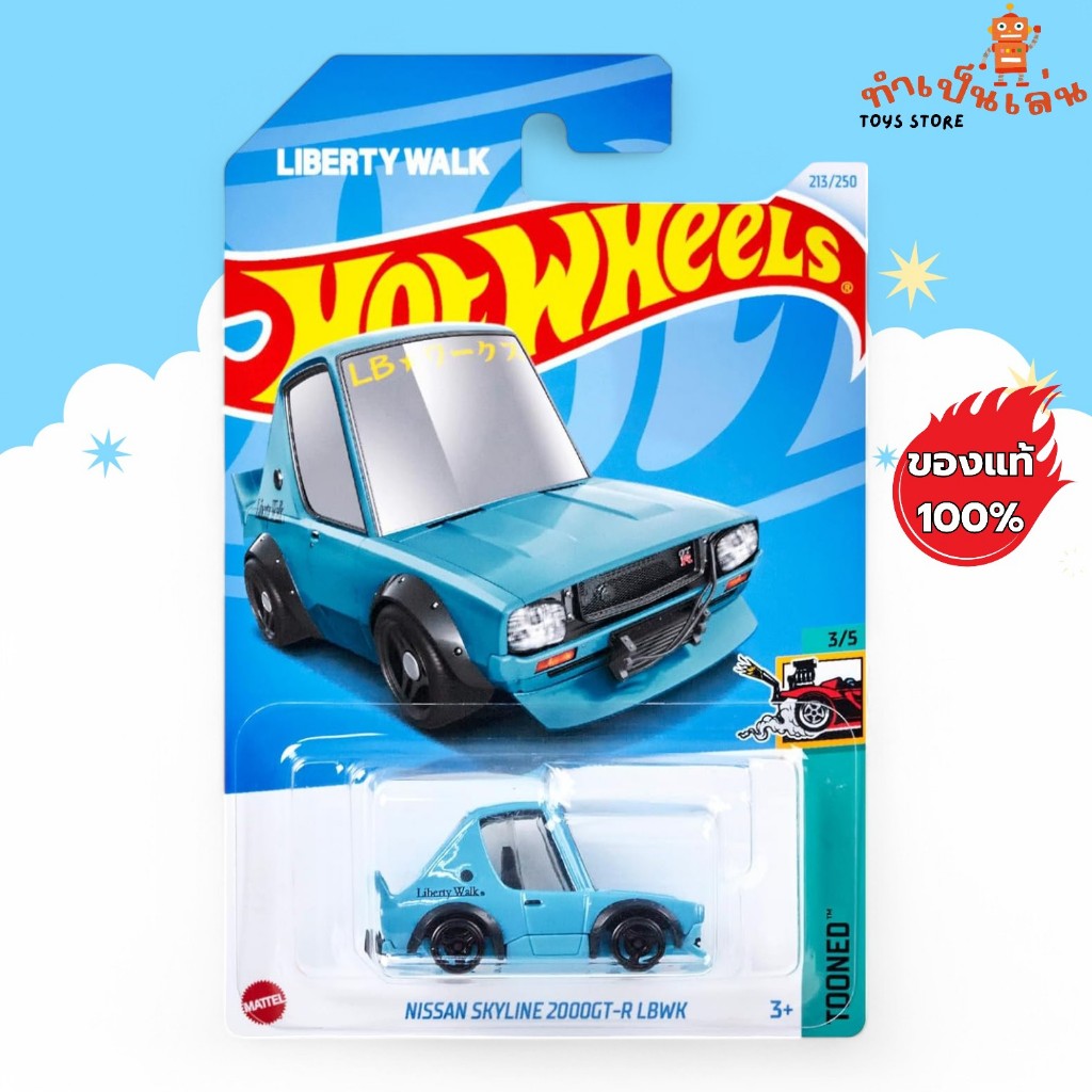 Hot Wheels - NISSAN SKYLINE 2000GT-R LBWK TOONED สเกล 1/64 | Shopee ...