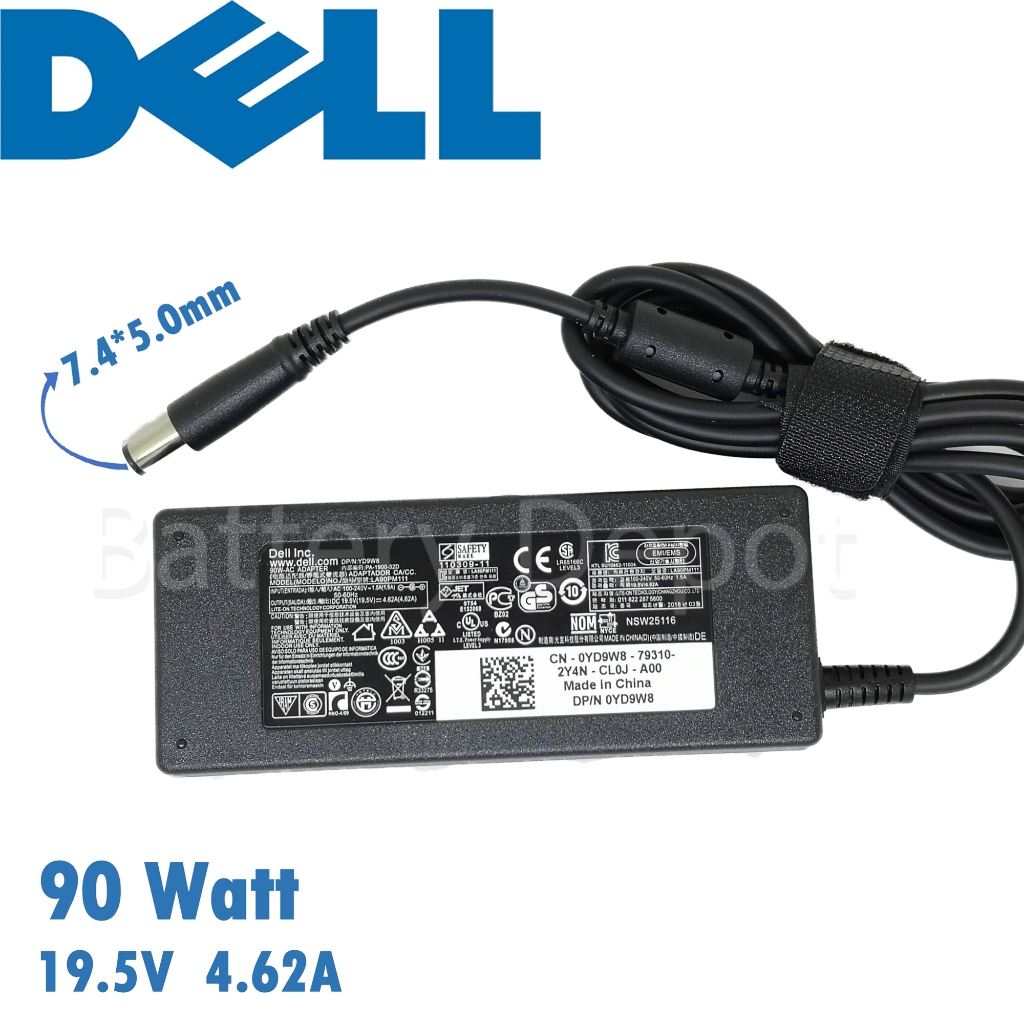 Alimentation Pour DELL Latitude E5420 E5420m E5430 E5520m E5530 E5530 E6320 E6510 E6520 Adaptateur Chargeur 90w 19 5v 4 62a Visiodirect
