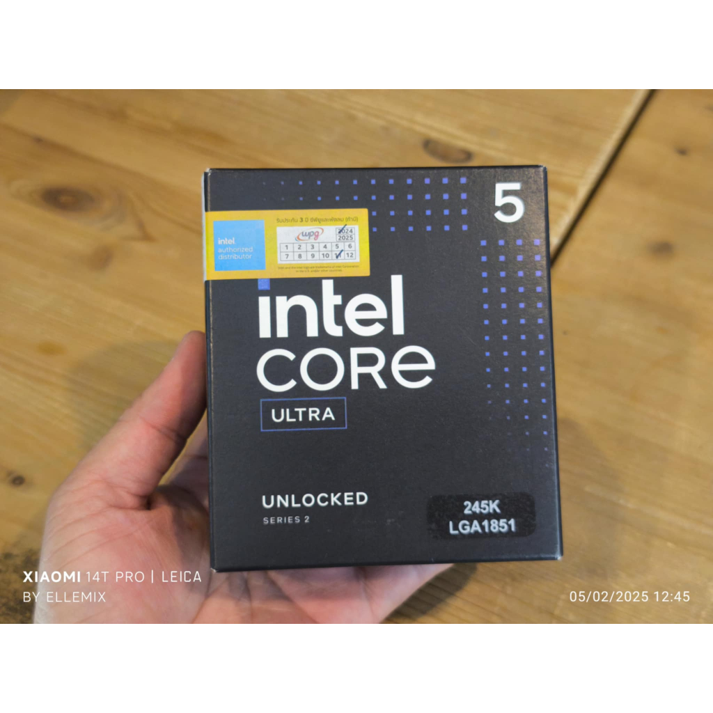 ซีพียู Intel Core Ultra 5 245K 4.20GHz 14C/14T 24MB LGA-1851 มือสอง ...