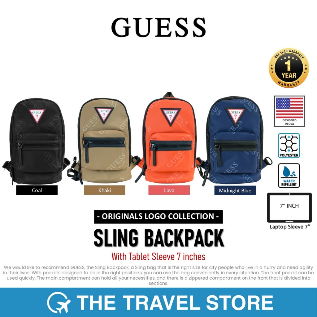 Guess ORIGINALS SLING BACKPACK With Tablet Sleeve 7