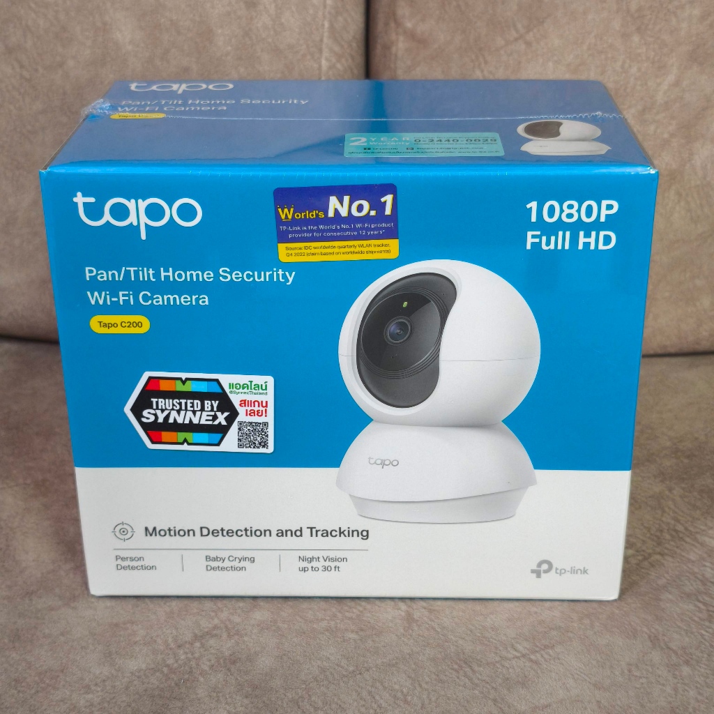 กล้องวงจรปิด TP-LINK C200 สินค้าใหม่ ในซีล ประกันศูนย์ Synnex Wifi ...