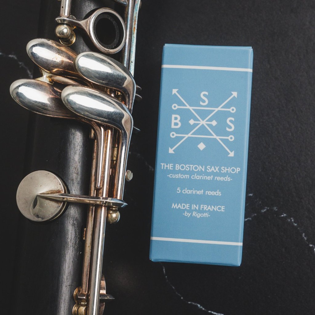 ลิ้นบีแฟลตคลาริเนต THE BOSTON SAX SHOP custom Bb Clarinet reeds Blue ...
