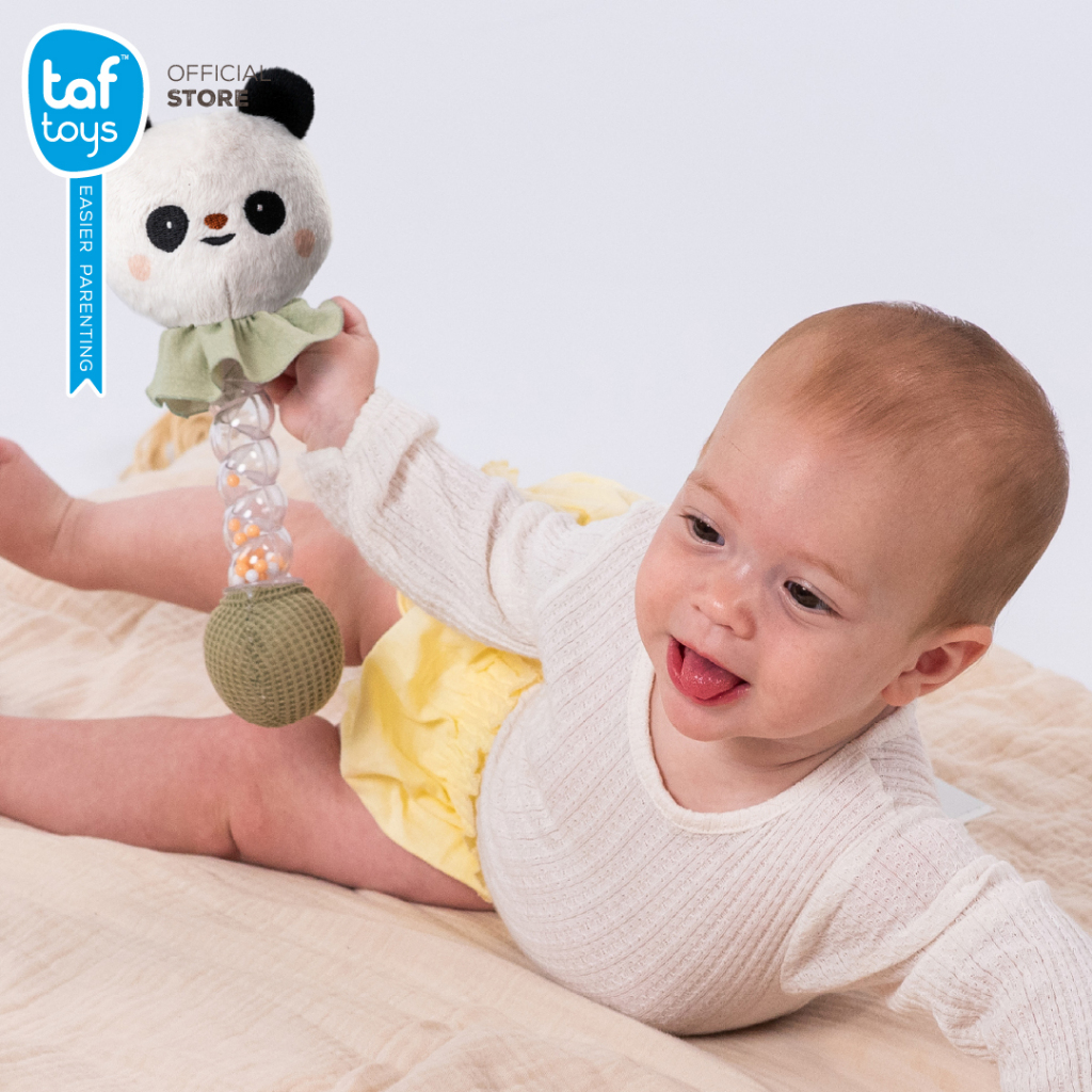 Taf Toys ของเล่นเขย่ามีเสียง Panda Rainstick Rattle ของเล่นเสริม ...