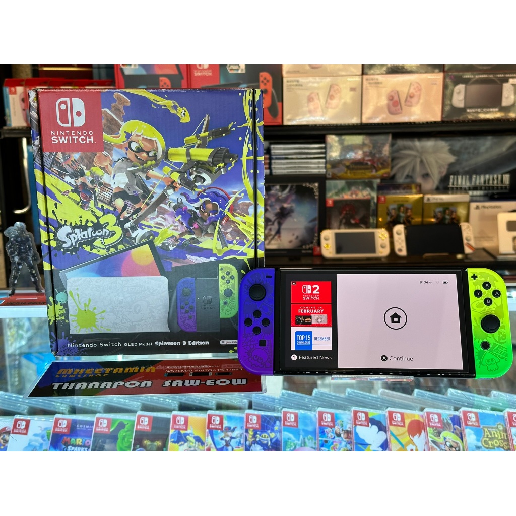 Nintendo Switch OLED Splatoon 3 Edition [มือ2] | Shopee Thailand