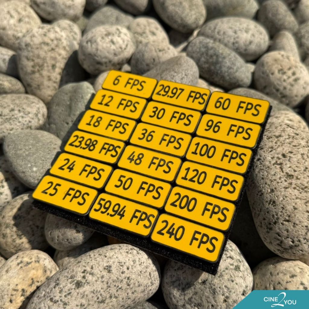 FPS Tag สำหรับติดกล้องเพื่อบอก FPS มี 10สี ด้านหลังมีเทปกาวตีนตุ๊กแก ...