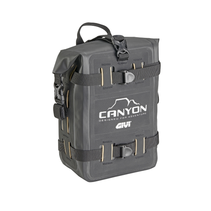 GIVI GRT722B 8 LTR Waterproof Engine Guard and Cargo Bag - กระเป๋ากันนํ้าสำหรับติดตั้งบนรถมอเตอร์ไซค์