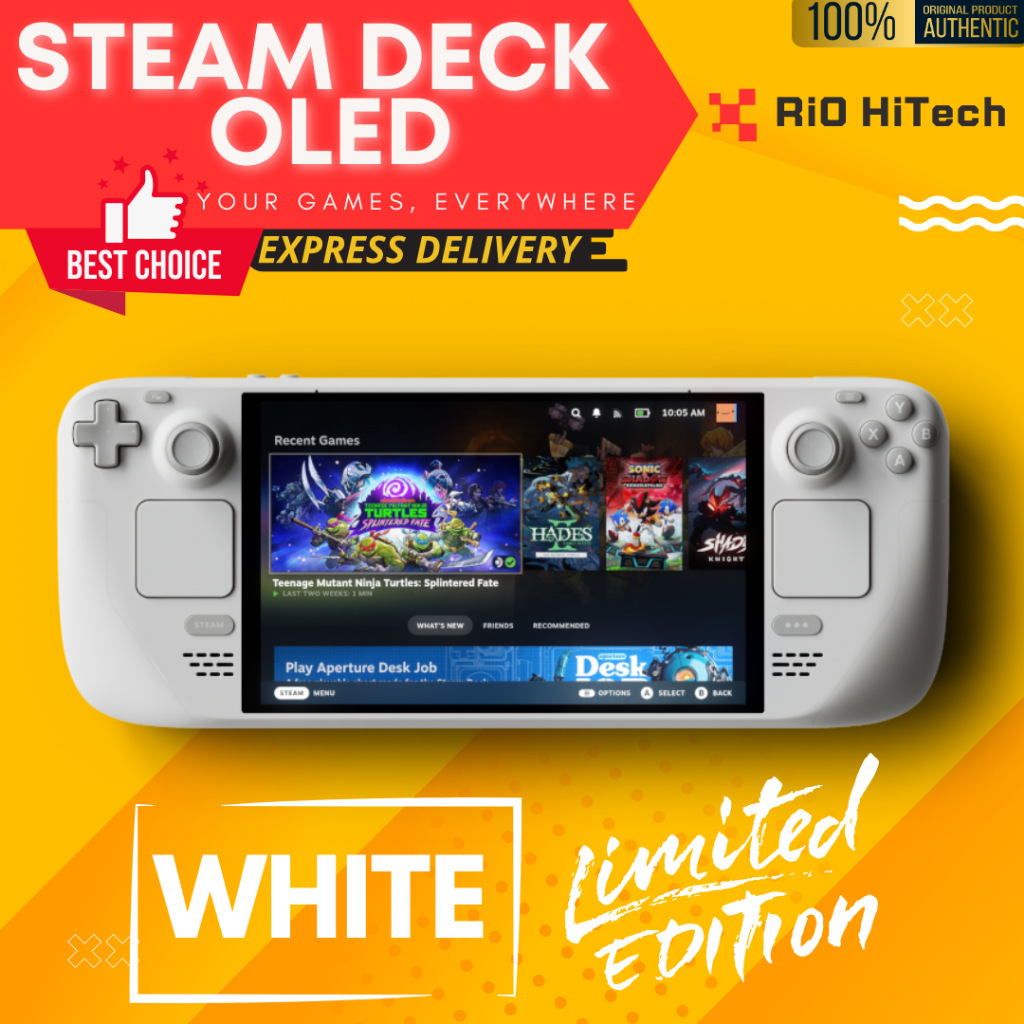 Steam Deck OLED 512GB 1TB WHITE Limited Edition | Shopee Thailand