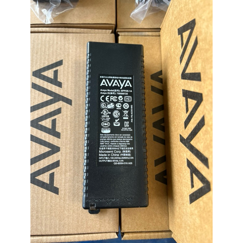 Avaya Gigabit PoE injection SPPOE-1A 50Vdc,0.4A ของใหม่ เฉพาะตัว POE ...