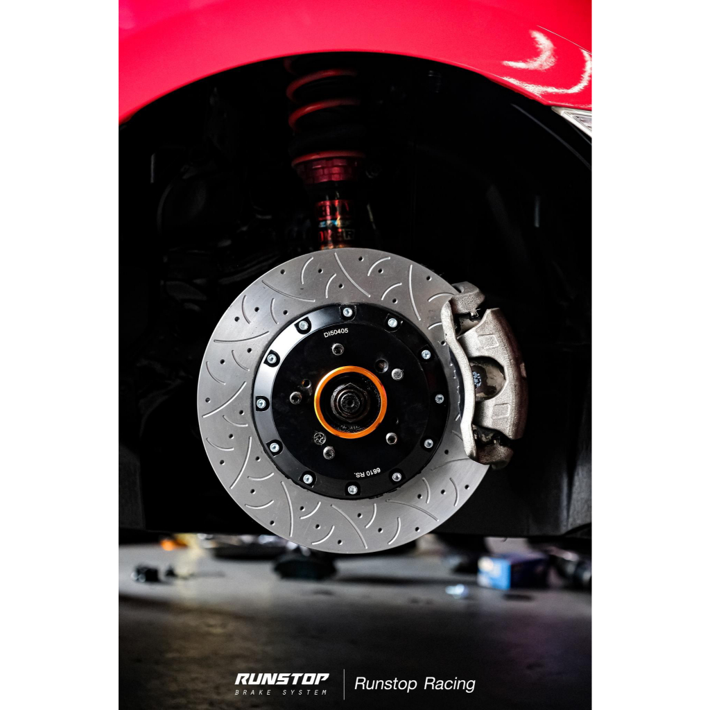 จานเบรคขยายปั๊มเดิม Runstop สำหรับ TOYOTA FORTUNER '16- คู่หน้า ...