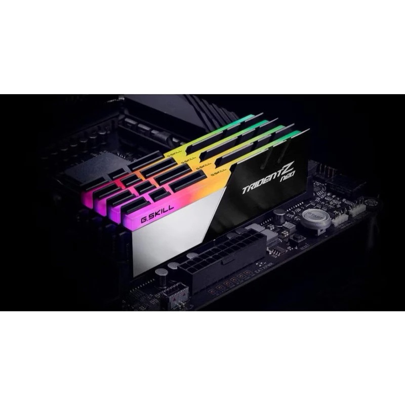 แรม RAM DDR4/3200 64GB G.SKILL TRIDENT Z NEO RGB (32GBx2) 64GB