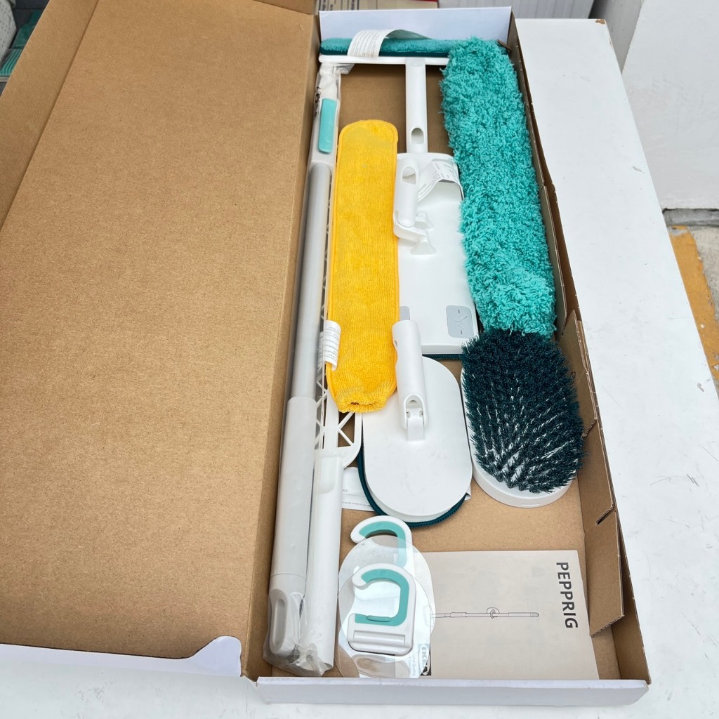 IKEA ชุดอุปกรณ์ทำความสะอาด PEPPRIG | Shopee Thailand