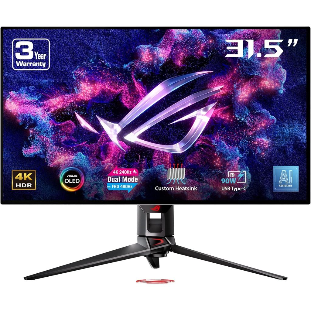 Asus Rog Swift Pg32uq 4k Monitor 144hz 32 ASUS ROG 32” 4K OLED