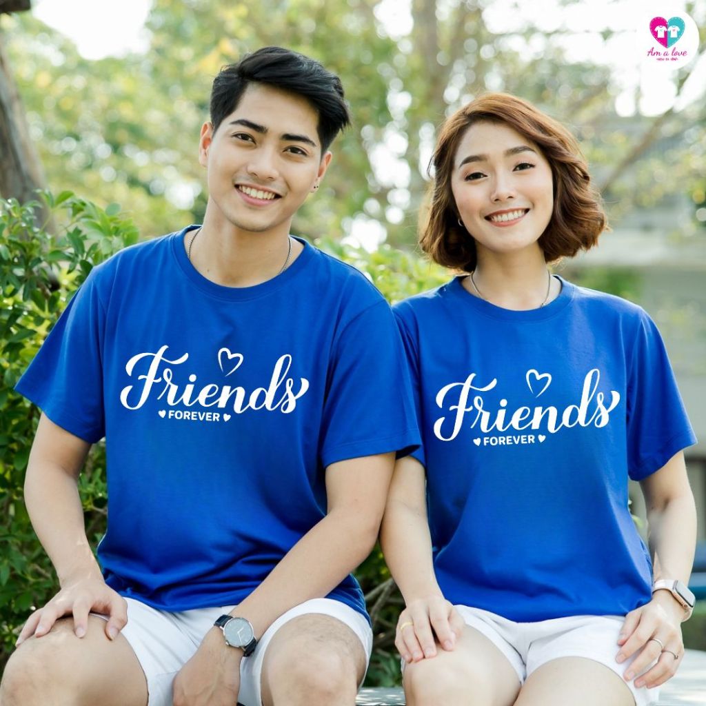 เสื้อยืด ทีม เพื่อน คู่รัก ครอบครัว เที่ยว ลาย NR - Best Friend ...