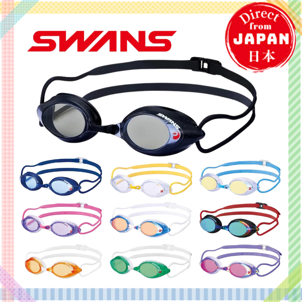 Lunettes de natation compétition Swans SRX-N-PAF bleu Swans France premium anti-buée