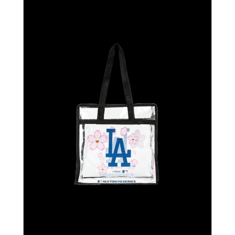 村上隆 x MLB Dodgers Tote Bag クリアトート MLB公式 桜デザイン クリアバッグ 村上隆×MLB World Tour Tokyo