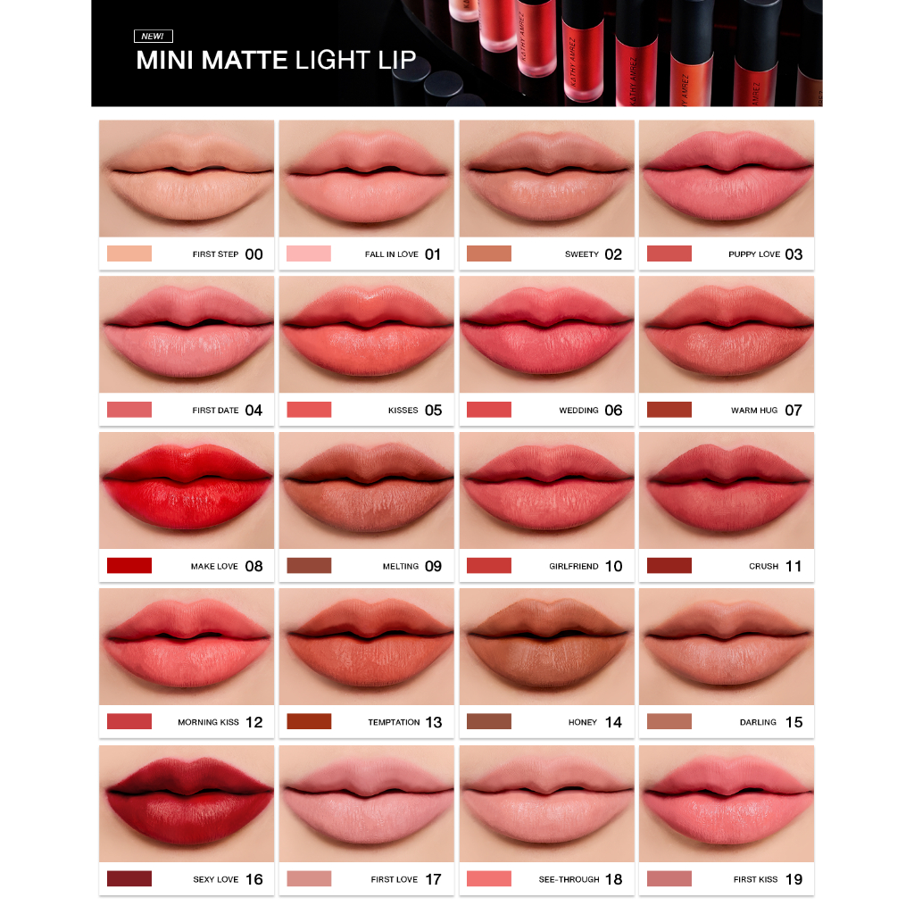 ลิปมินิแมท จูบไม่หลุด KATHY AMREZ MINI MATTE LIGHT LIP - 2