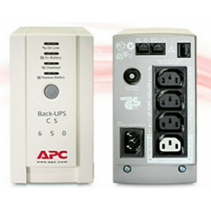 เครื่อง APC BACK-UPS CS 500VA, 650, RS500 เครื่องและสายไฟ ไม่มีแบต ...