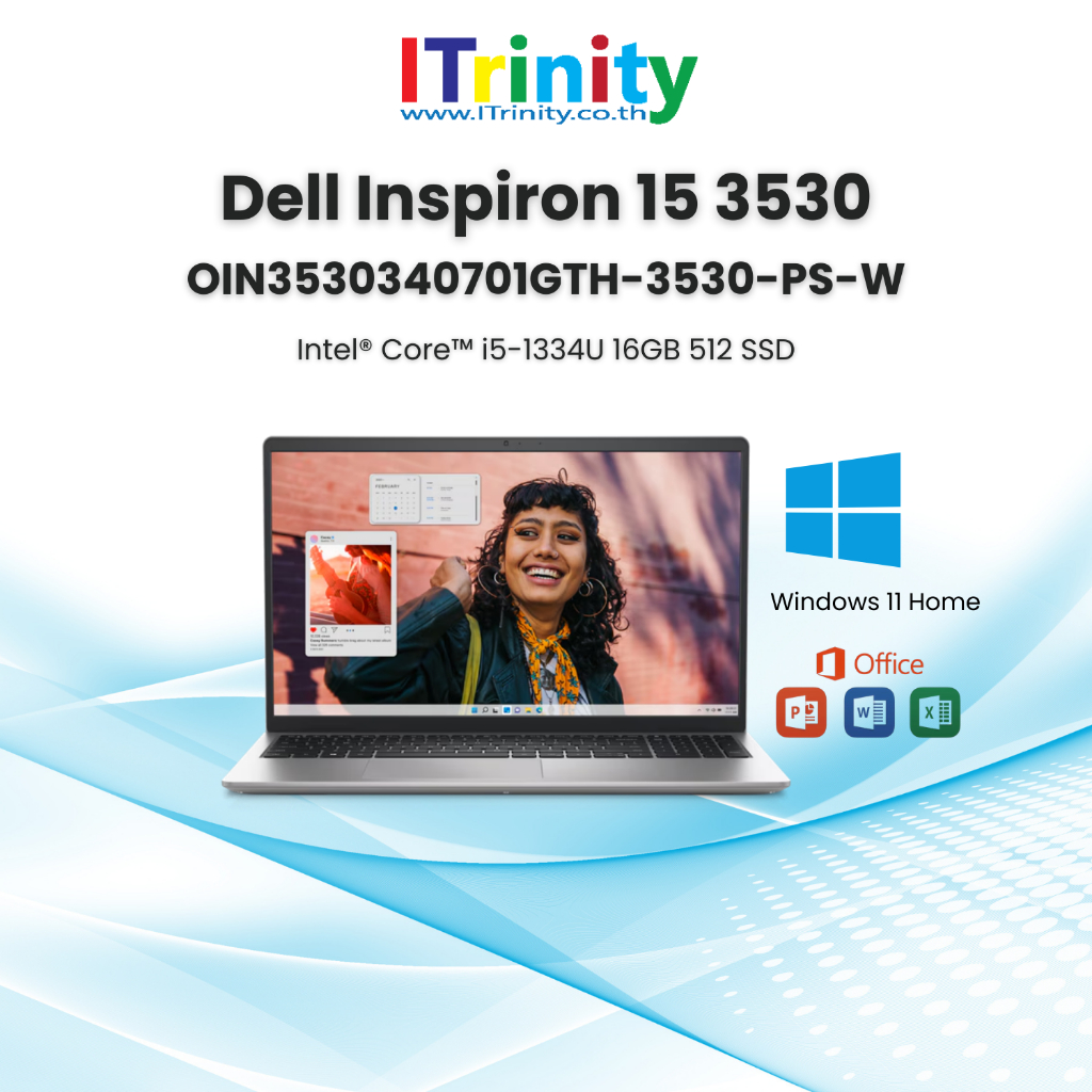 Dell Inspiron 15 OIN3530340701GTH-3530 i5 เดลล์ คอมพิวเตอร์พกพา 15.6 ...
