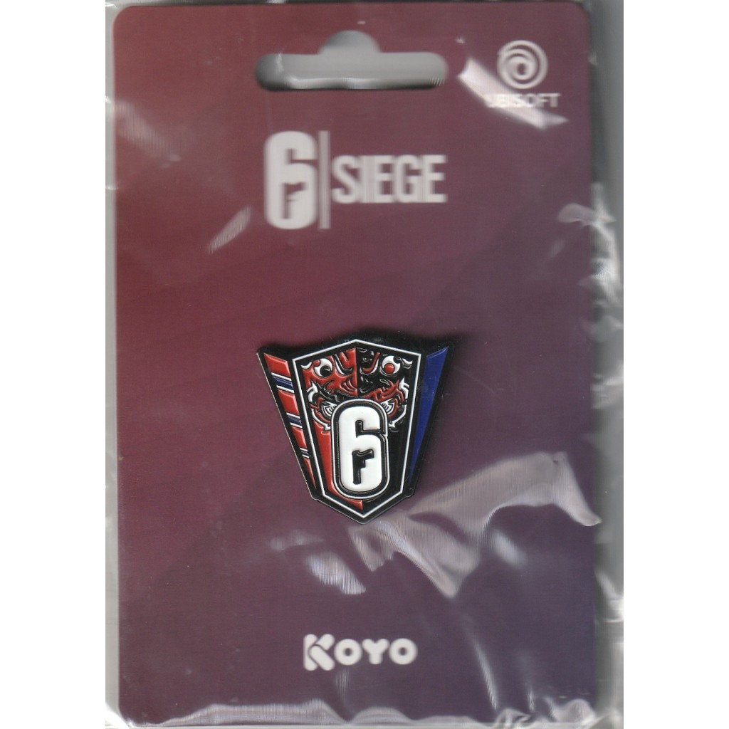 UBISOFT RAINBOW 6 SIX SIEGE ICON PIN 2020 OFFICIAL | Shopee Thailand